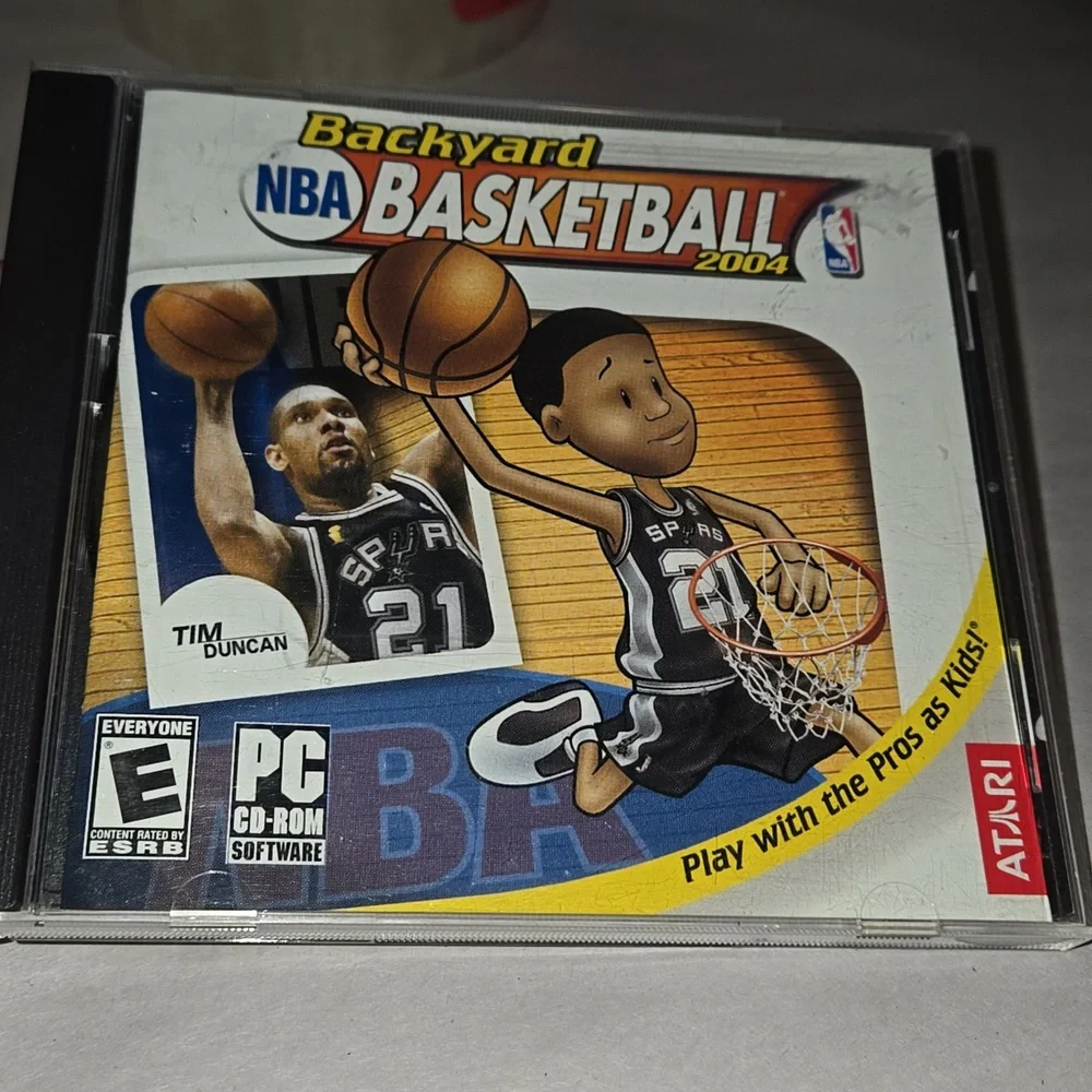 BACKYARD NBA BASKETBALL 2004 - TIM DUNCAN PC CD-ROM GAME